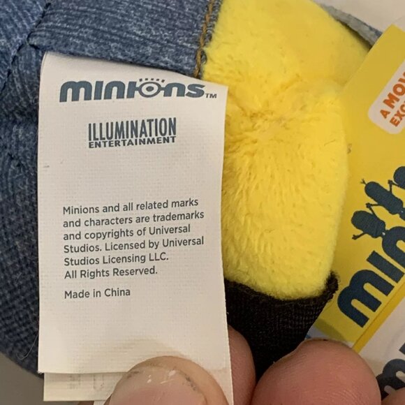 Despicable Me Minions Movie Stuart 6 Inch Plush Illumination Entertainment - Picture 8 of 12